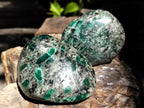 Polished Emerald Mica In Matrix Free Forms x 6 From Mutoko, Zimbabwe - Toprock Gemstones and Minerals 