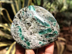 Polished Emerald Mica In Matrix Free Forms x 6 From Mutoko, Zimbabwe - Toprock Gemstones and Minerals 