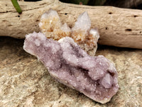Natural Ametrine Spirit Quartz Clusters x 6 From Boekenhouthoek, South Africa