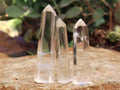 Polished Clear Quartz Crystals x 35 From Madagascar - Toprock Gemstones and Minerals 