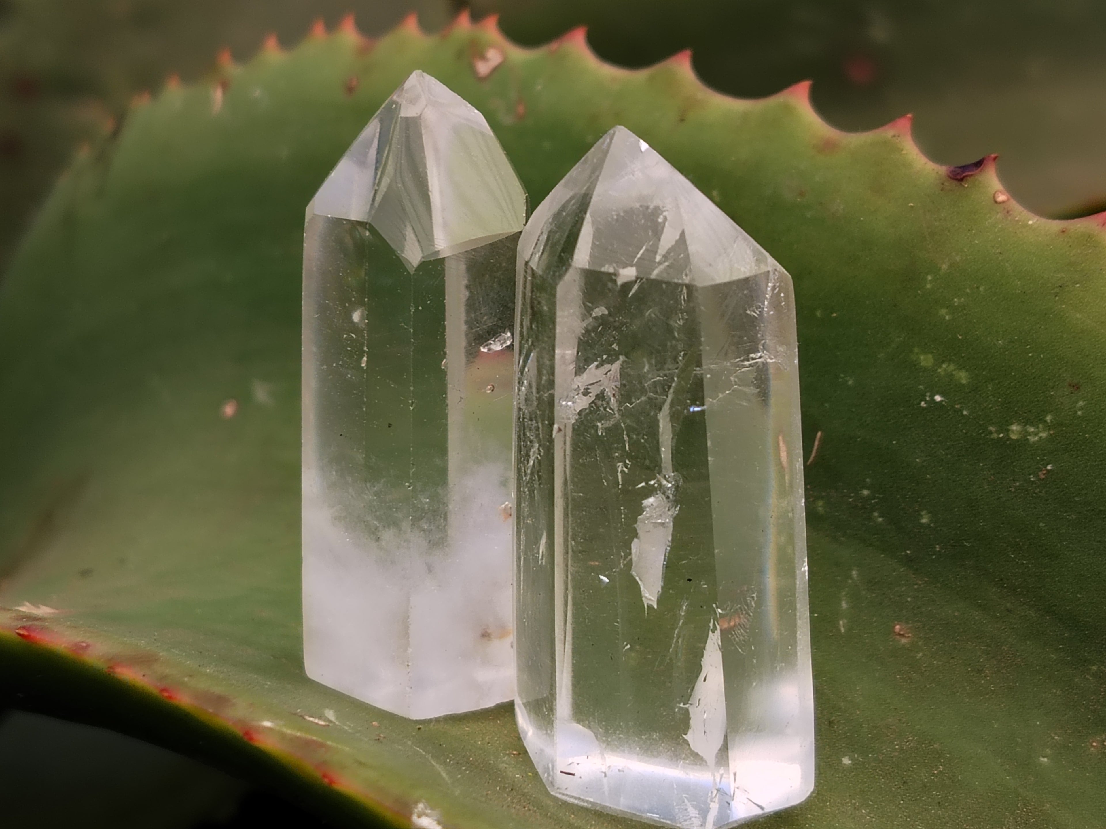 Polished Clear Quartz Crystals x 35 From Madagascar - Toprock Gemstones and Minerals 