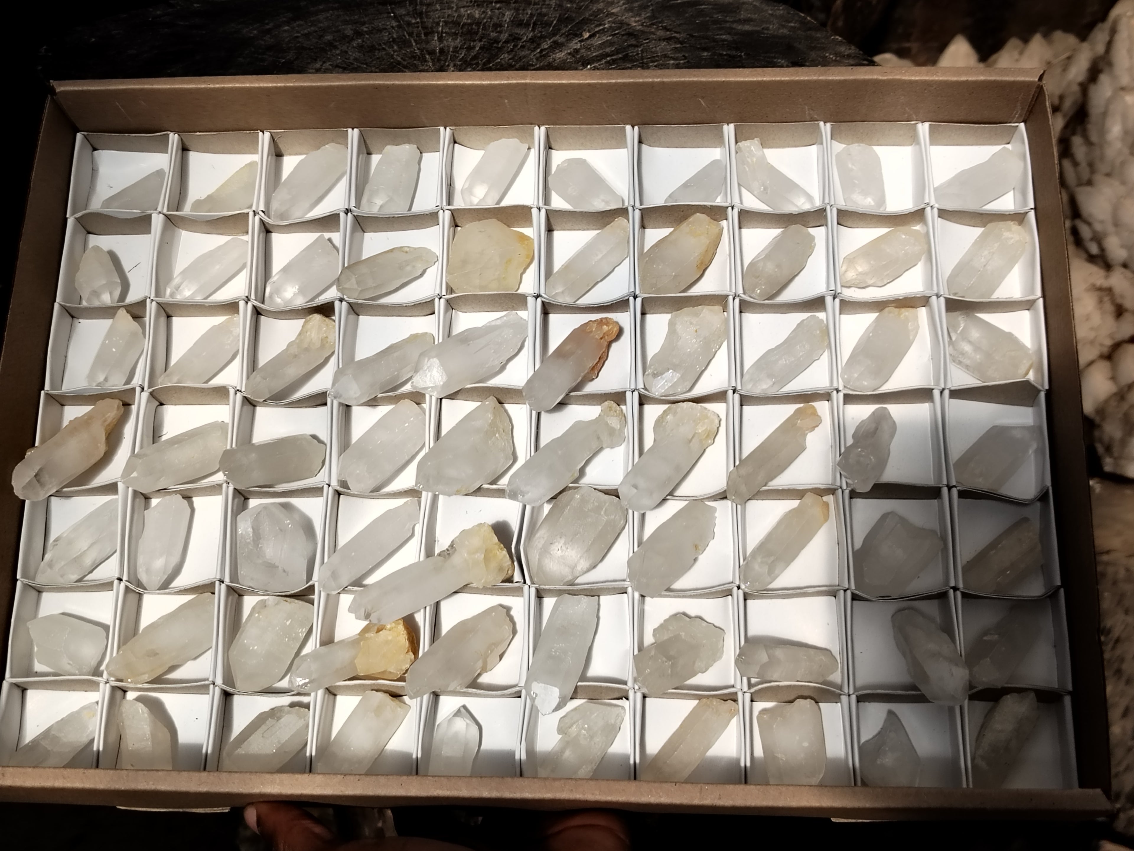 Natural Quartz Clusters x 70 From Madagascar - Toprock Gemstones and Minerals 