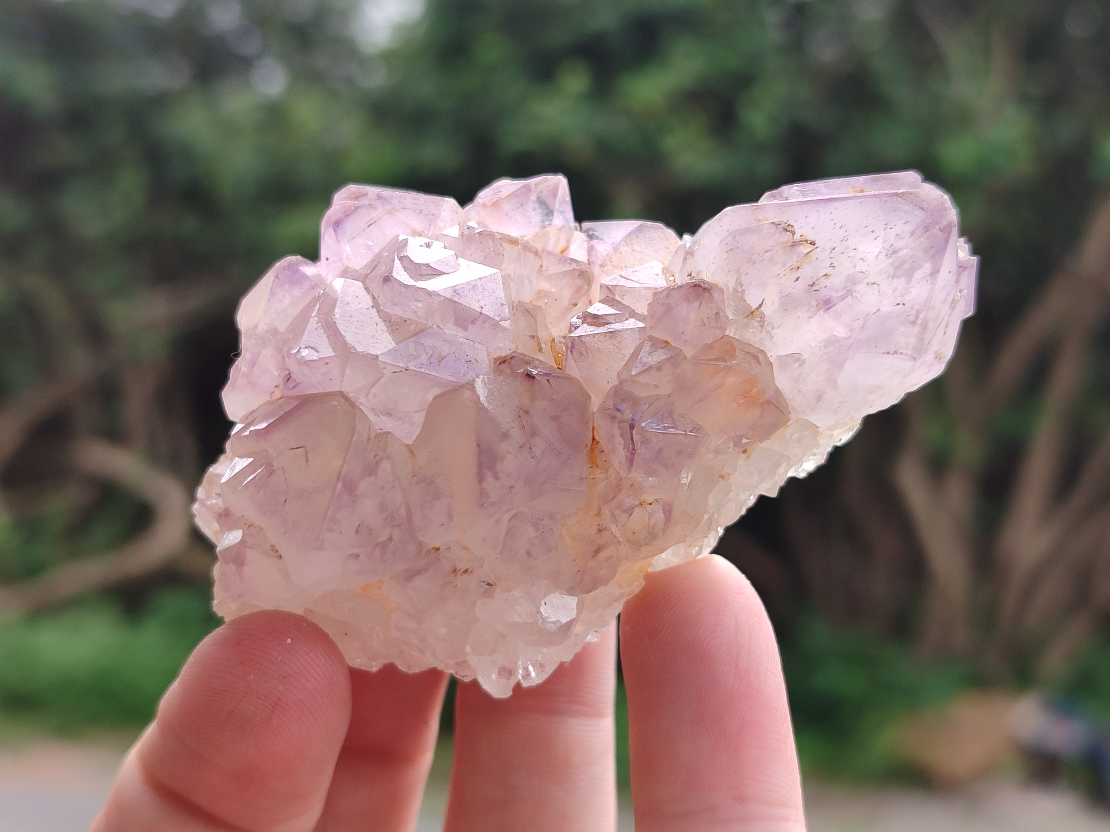 Natural Amethyst Spirit Quartz Clusters x 12 From Boekenhouthoek, South Africa - Toprock Gemstones and Minerals 