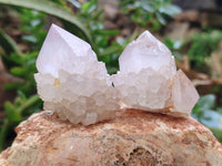 Natural Amethyst Spirit Quartz Clusters x 12 From Boekenhouthoek, South Africa