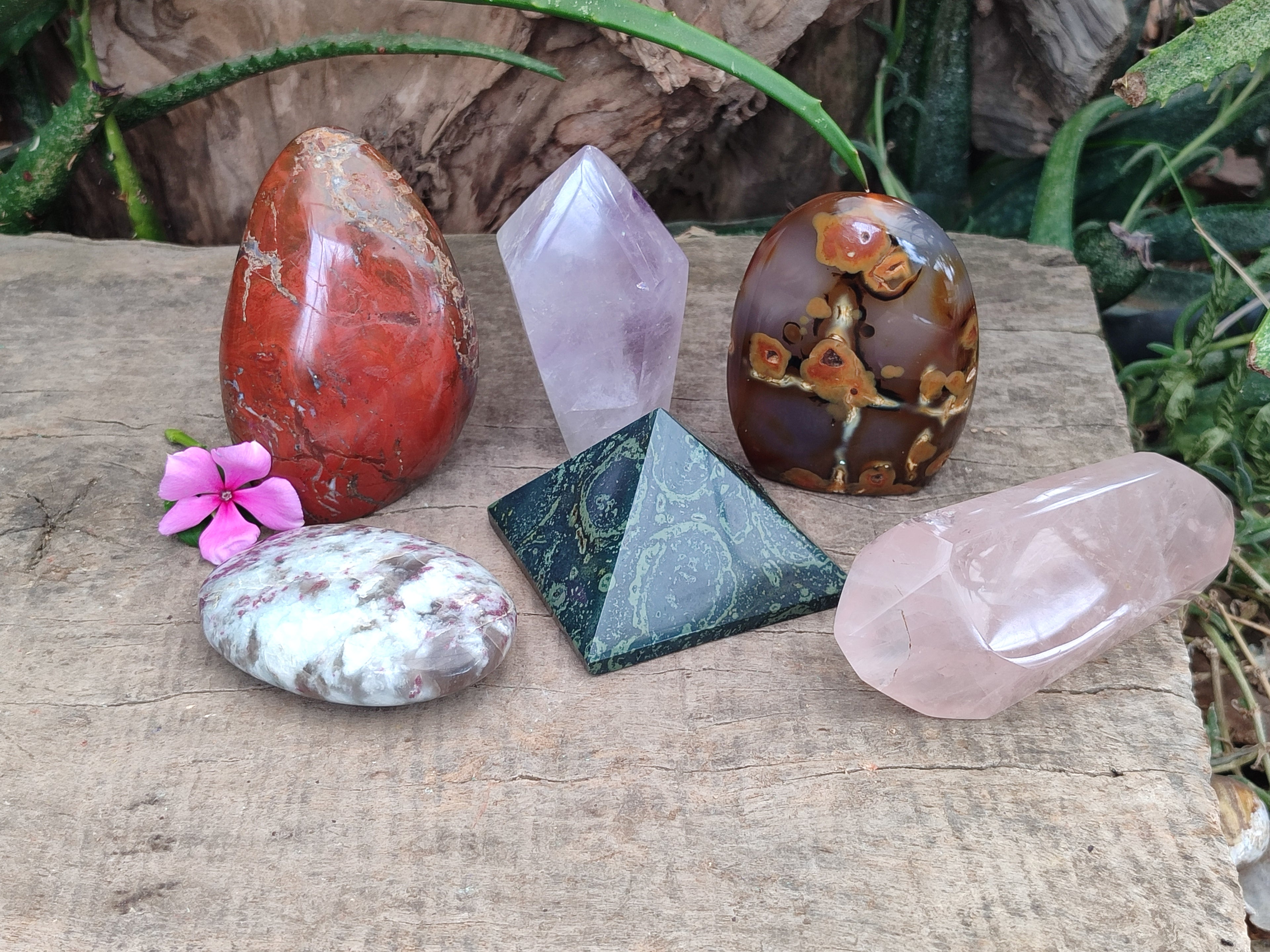 Polished Mixed Assortment of Retail items x 6 From Southern Africa - Toprock Gemstones and Minerals 