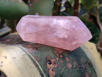 Polished Double Terminated Rose Quartz Points x 6 From Ambatondrazaka, Madagascar
