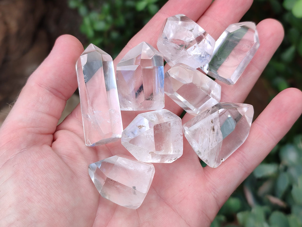 Polished Clear Quartz Crystals x 35 From Madagascar - Toprock Gemstones and Minerals 