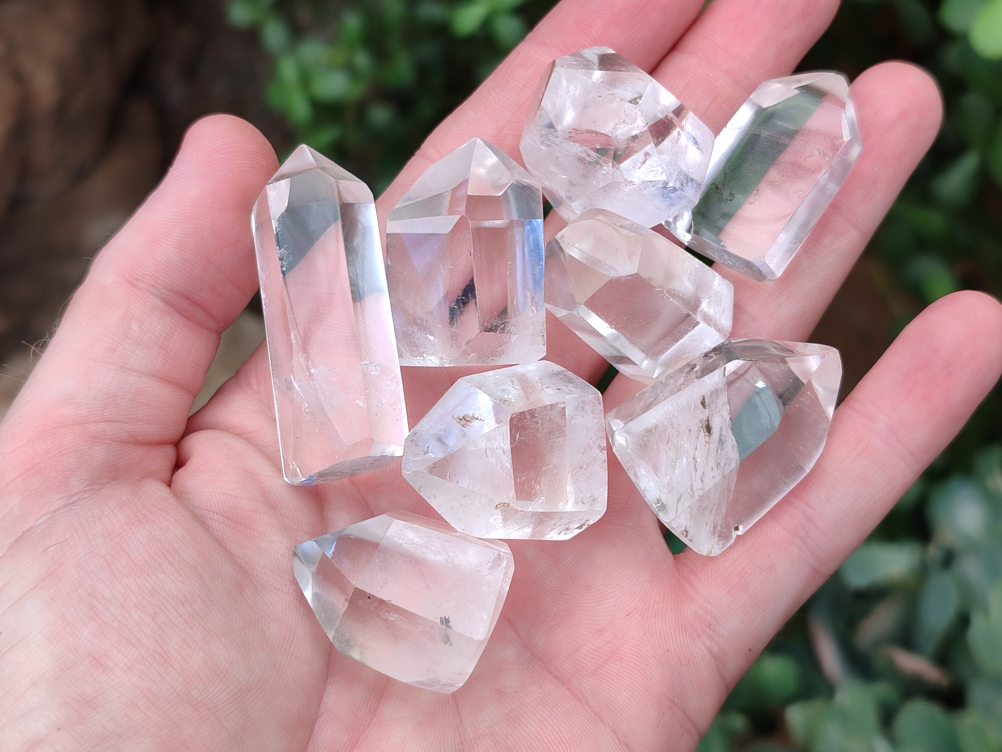 Polished Clear Quartz Crystals x 35 From Madagascar - Toprock Gemstones and Minerals 