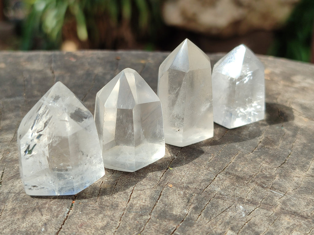 Polished Clear Quartz Crystals x 35 From Madagascar - Toprock Gemstones and Minerals 