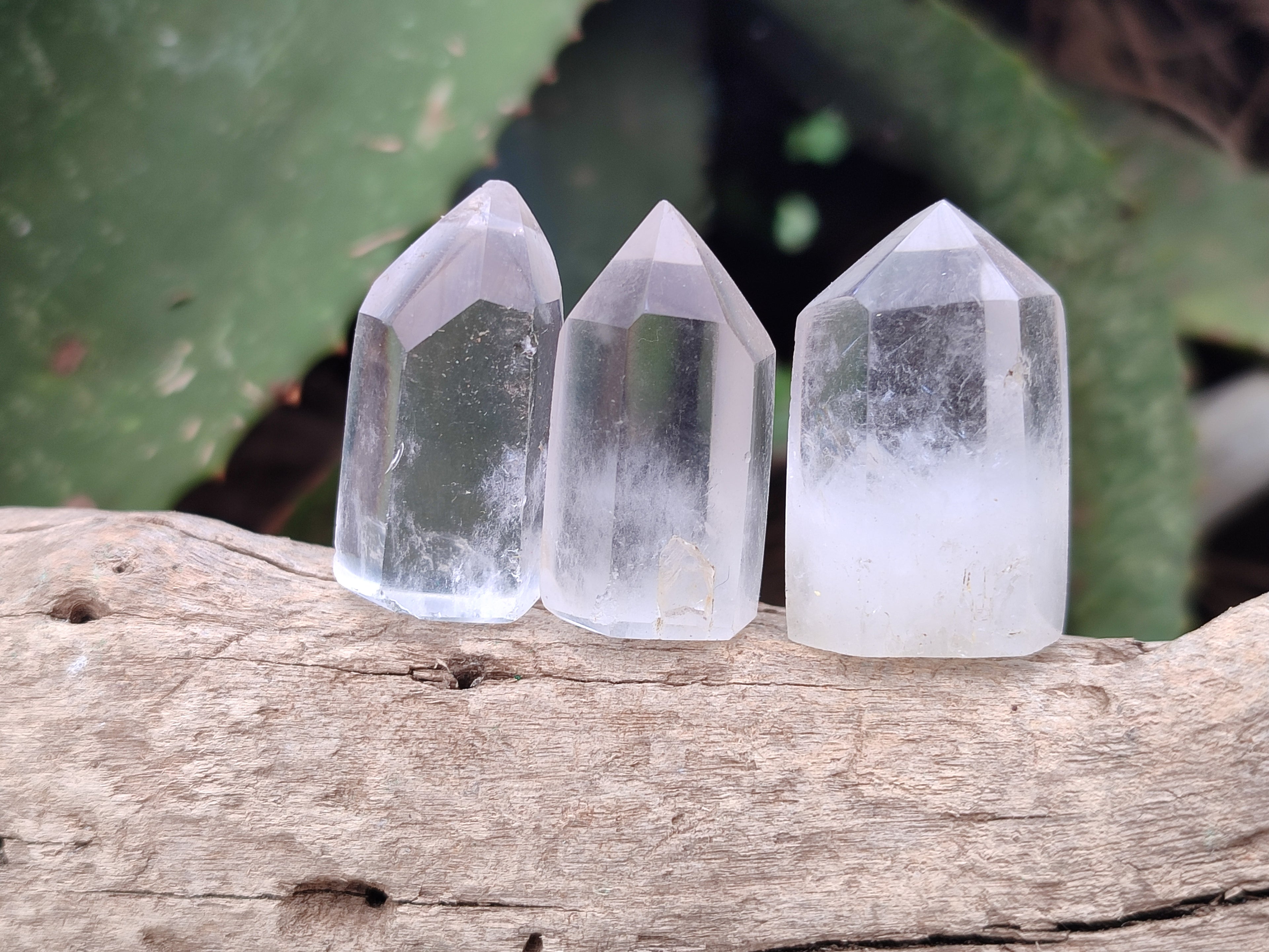 Polished Clear Quartz Crystals x 35 From Madagascar - Toprock Gemstones and Minerals 