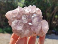 Natural Jacaranda Amethyst Quartz Clusters x 4 From Mumbwa, Zambia - Toprock Gemstones and Minerals 