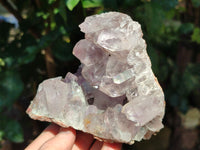 Natural Jacaranda Amethyst Quartz Clusters x 4 From Mumbwa, Zambia - Toprock Gemstones and Minerals 