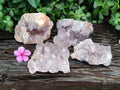 Natural Jacaranda Amethyst Quartz Clusters x 4 From Mumbwa, Zambia - Toprock Gemstones and Minerals 