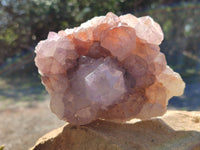 Natural Ametrine Cactus Spirit Quartz Clusters x 2 From South Africa