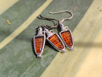 Polished Baltic Amber Earring and Pendant Sets on Sterling Silver - Sold Per Set - From Poland