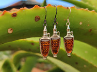 Polished Baltic Amber Earring and Pendant Sets on Sterling Silver - Sold Per Set - From Poland