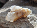 Natural White Single Quartz Crystals x 35 From Madagascar - Toprock Gemstones and Minerals 