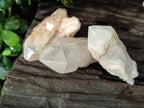 Natural White Single Quartz Crystals x 35 From Madagascar - Toprock Gemstones and Minerals 