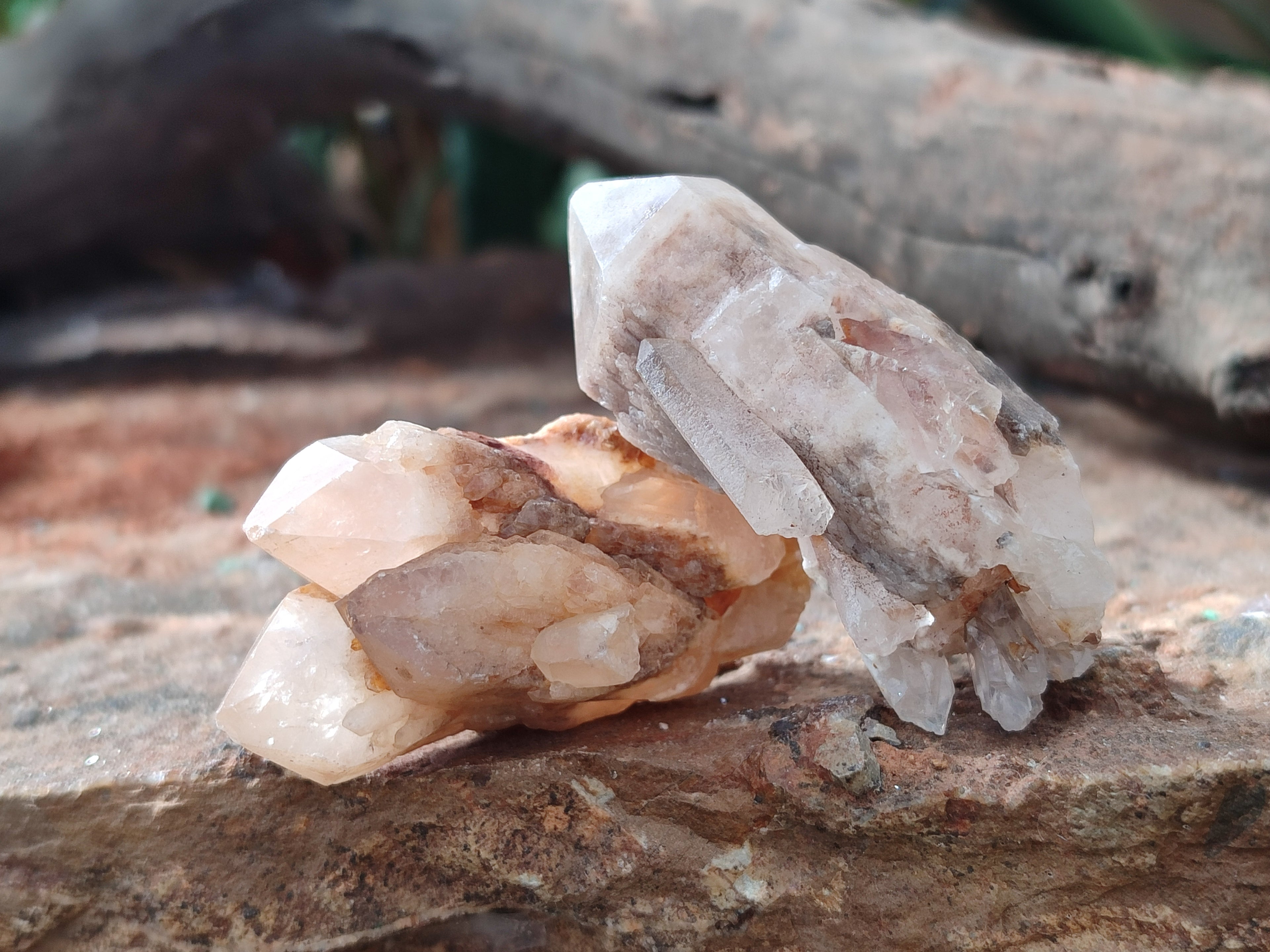Natural White Single Quartz Crystals x 35 From Madagascar - Toprock Gemstones and Minerals 