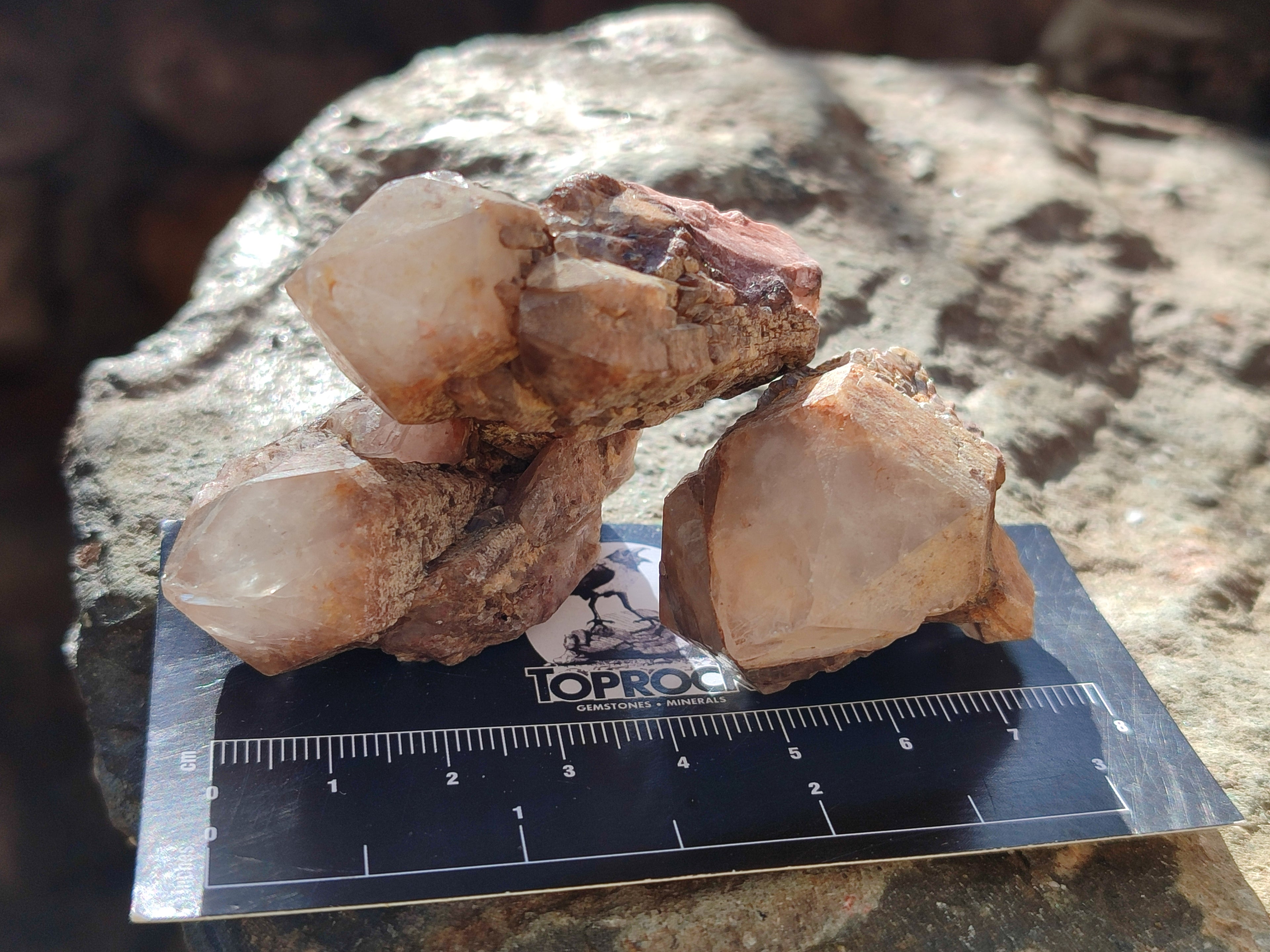 Natural White Single Quartz Crystals x 35 From Madagascar - Toprock Gemstones and Minerals 