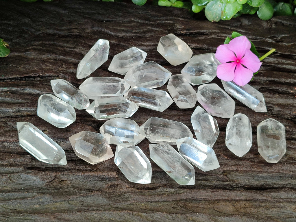 Polished Double Terminated Quartz Crystals x 35 From Madagascar - Toprock Gemstones and Minerals 