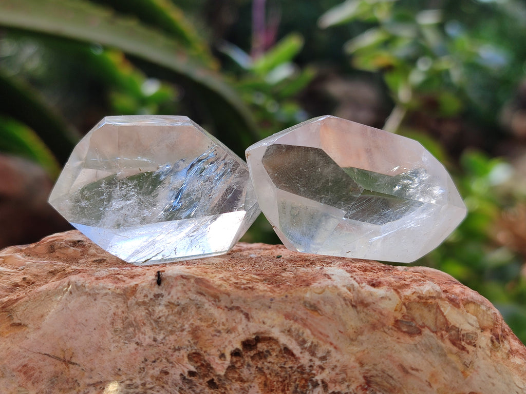 Polished Double Terminated Quartz Crystals x 35 From Madagascar - Toprock Gemstones and Minerals 