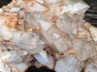 Polished On One Side Red Hematoid Quartz Clusters x 1 From Karoi, Zimbabwe