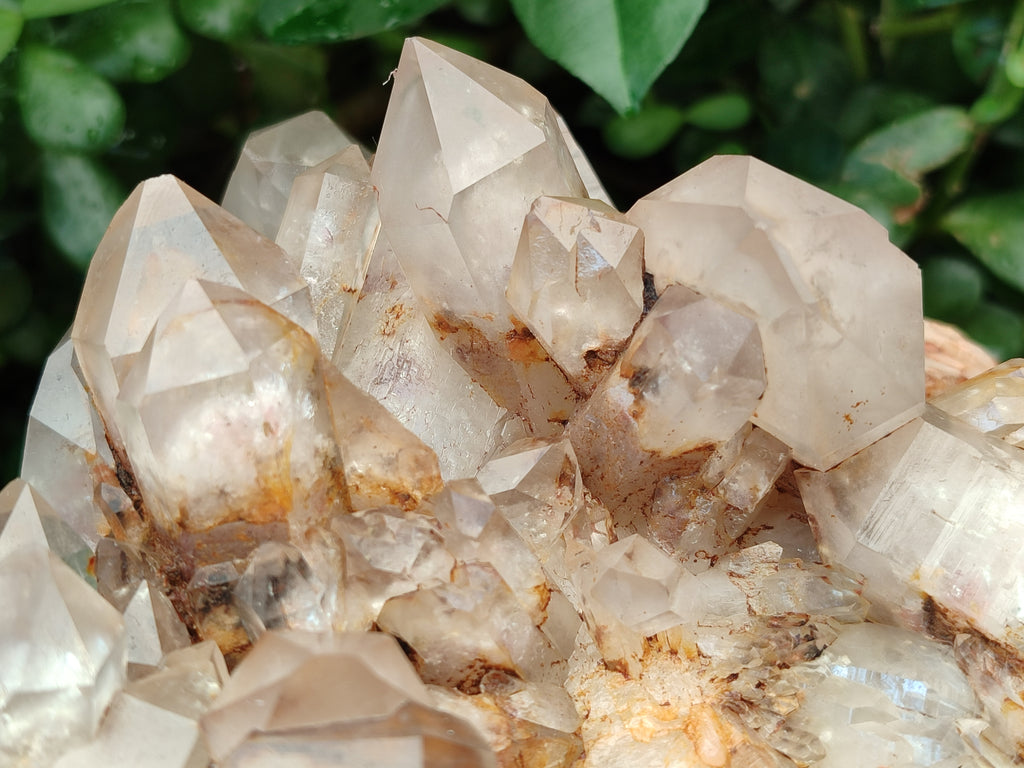 Polished On One Side Red Hematoid Quartz Clusters x 1 From Karoi, Zimbabwe - Toprock Gemstones and Minerals 