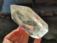 Polished Frosted Quartz Crystal Points x 4 From Madagascar