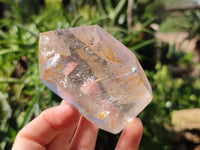Polished Frosted Quartz Crystal Points x 4 From Madagascar