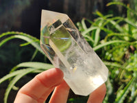 Polished Frosted Quartz Crystal Points x 4 From Madagascar