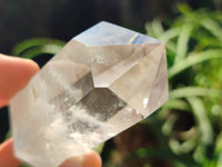 Polished Frosted Quartz Crystal Points x 4 From Madagascar