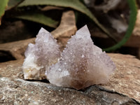 Natural Amethyst Spirit Quartz Clusters x 12 From Boekenhouthoek, South Africa - Toprock Gemstones and Minerals 