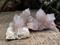 Natural Amethyst Spirit Quartz Clusters x 12 From Boekenhouthoek, South Africa - Toprock Gemstones and Minerals 