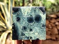 Polished Stromatolite Jasper Cubes x 4 From Madagascar