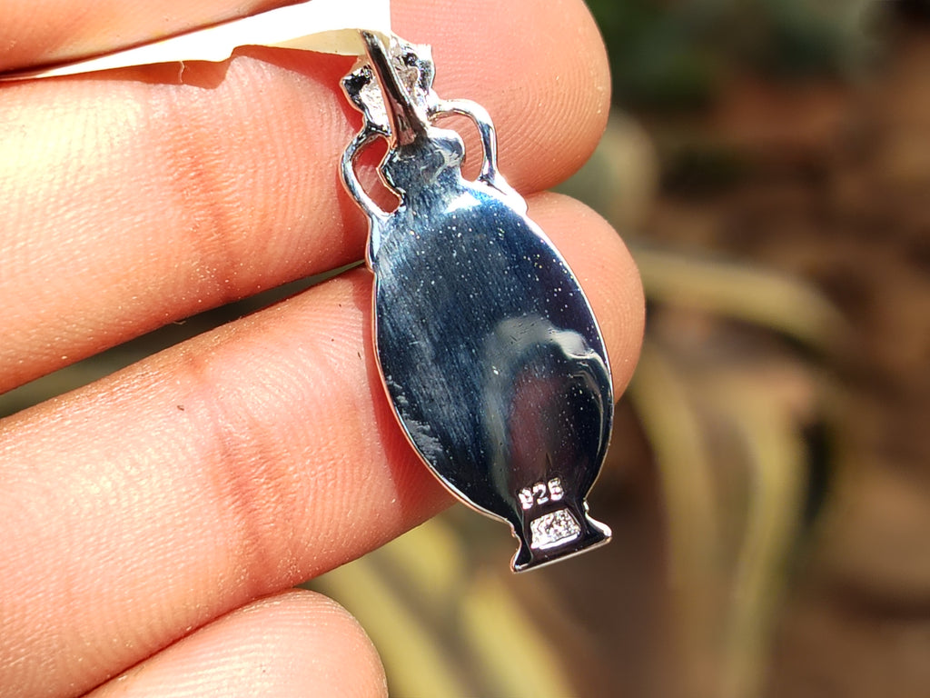 Polished Baltic Amber Earring and Pendant Sets on Sterling Silver - Sold Per Set - From Poland - Toprock Gemstones and Minerals 