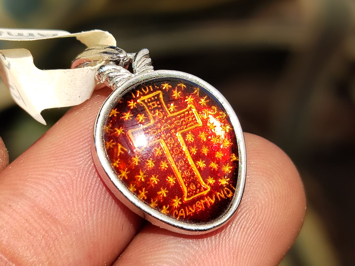 Polished Baltic Amber Earring and Pendant Sets on Sterling Silver - Sold Per Set - From Poland - Toprock Gemstones and Minerals 