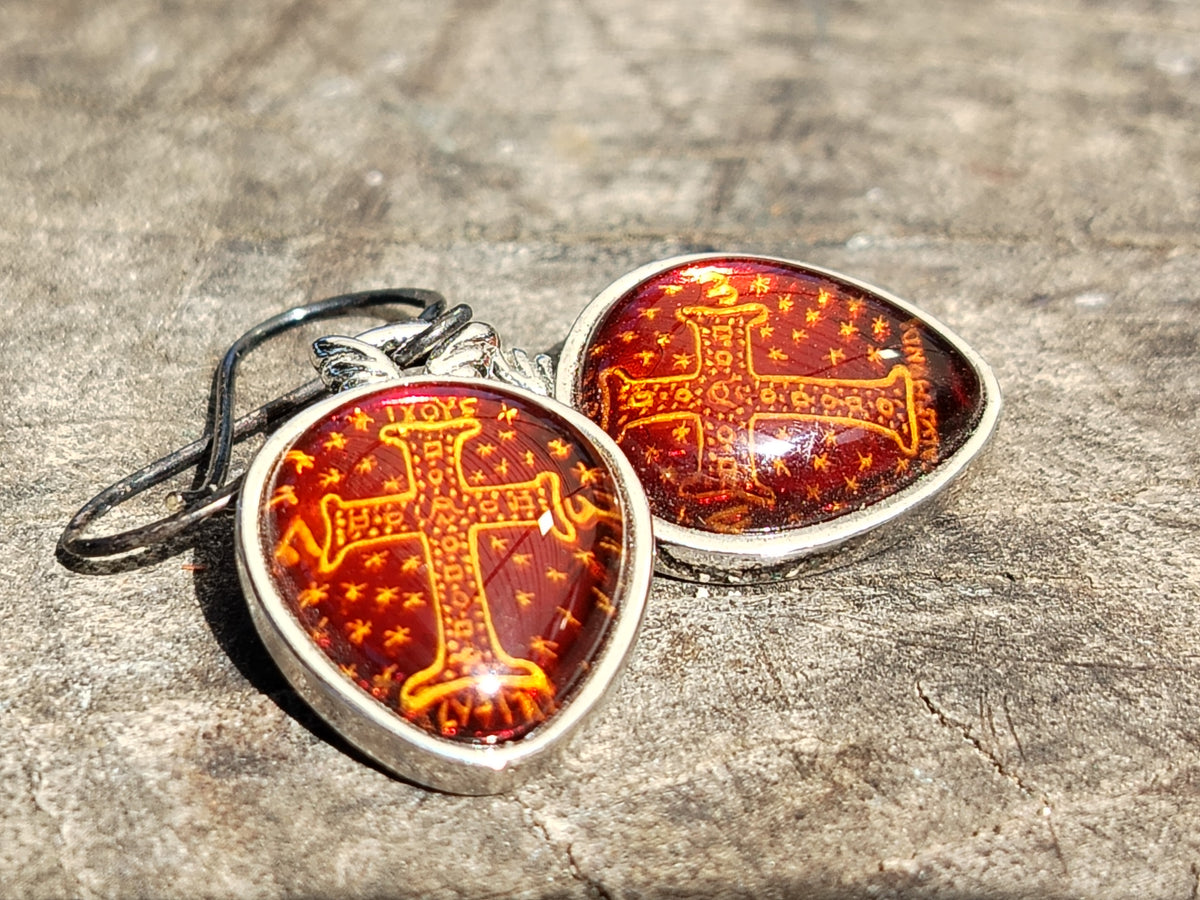 Polished Baltic Amber Earring and Pendant Sets on Sterling Silver - Sold Per Set - From Poland - Toprock Gemstones and Minerals 