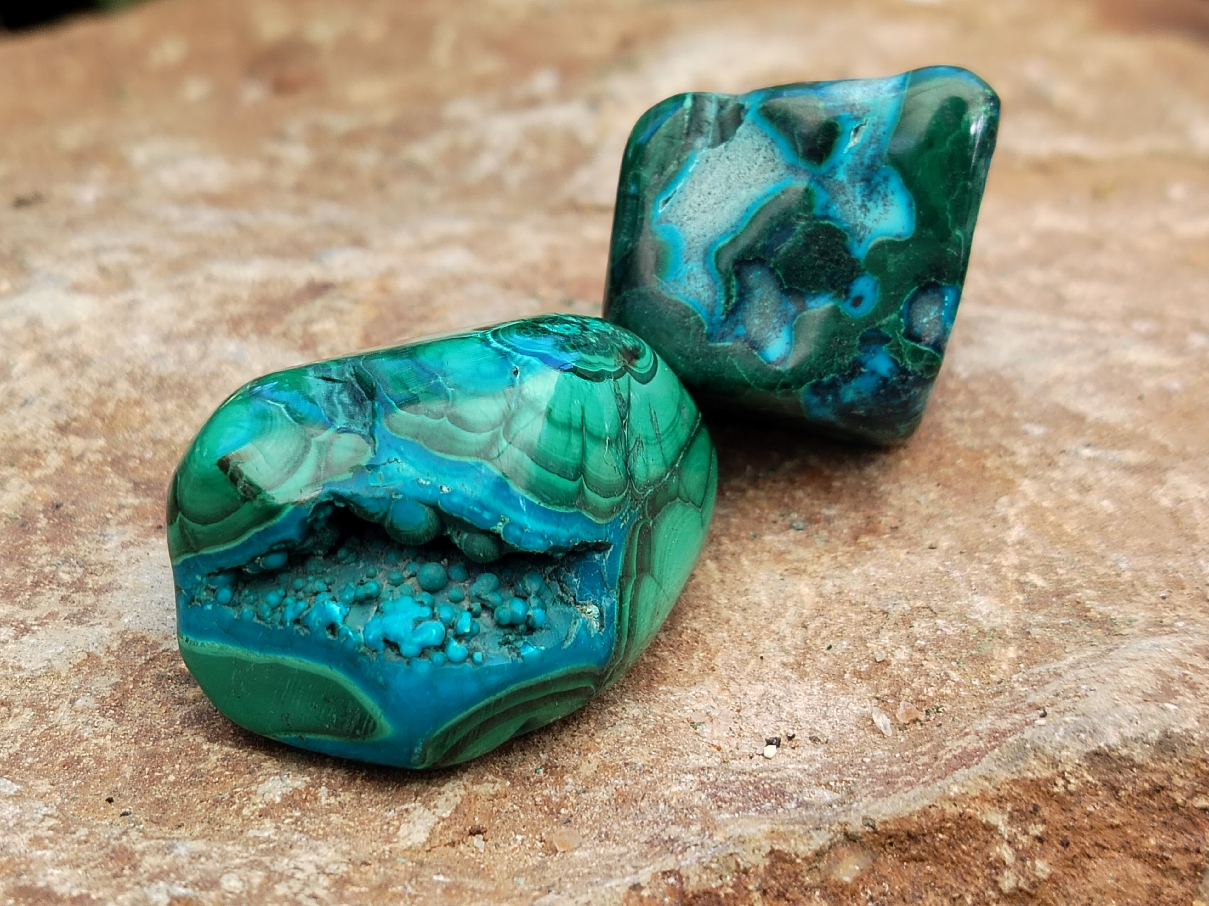 Polished Malacolla Free Forms - Sold per 250 Gram Bag - From Kalukundi Mine, Congo - Toprock Gemstones and Minerals 