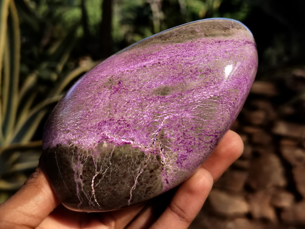 Polished Stichtite Standing Free Forms x 2 From Barberton, South Africa - Toprock Gemstones and Minerals 