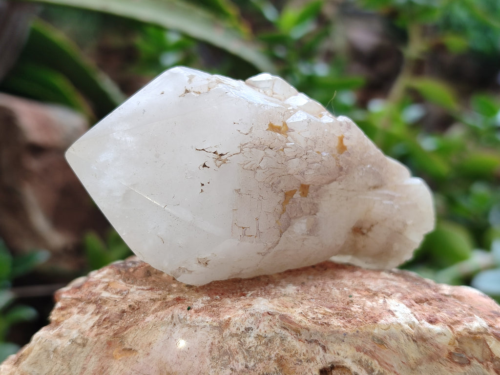 Polished White Candle Quartz Crystals x 15 From Madagascar - Toprock Gemstones and Minerals 