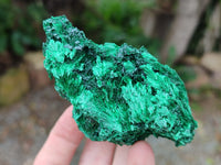 Natural Silky Malachite Specimens x 6 From Kasompe, Congo - Toprock Gemstones and Minerals 