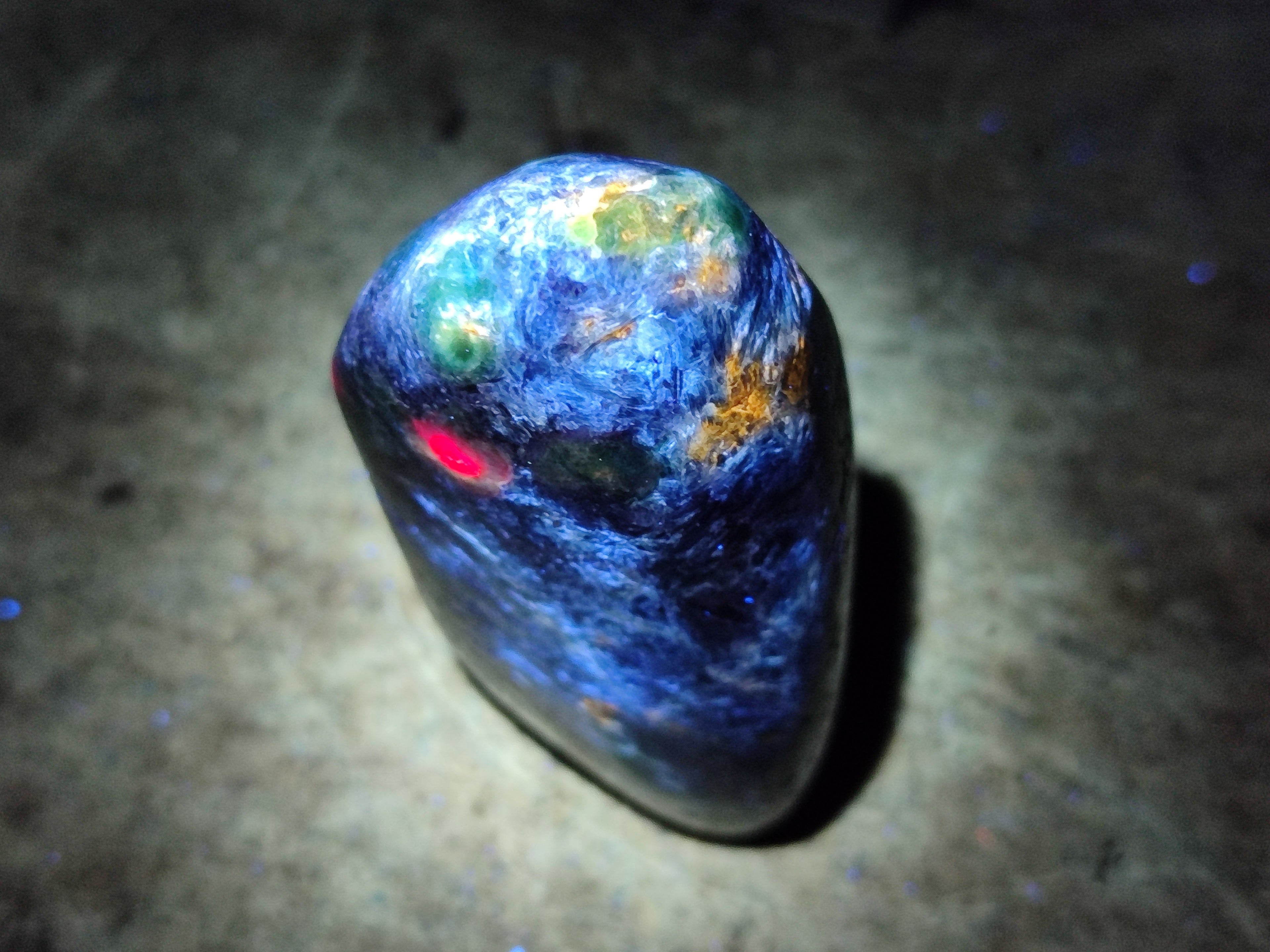 Polished Emerald Mica In Matrix with Ruby Corundum Standing Free Forms x 4 From Mutoko, Zimbabwe - Toprock Gemstones and Minerals 