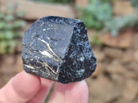 Natural Black Tourmaline Double Terminated Crystals x 24 From Zimbabwe