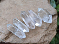 Polished Double Terminated Quartz Crystals x 35 From Madagascar