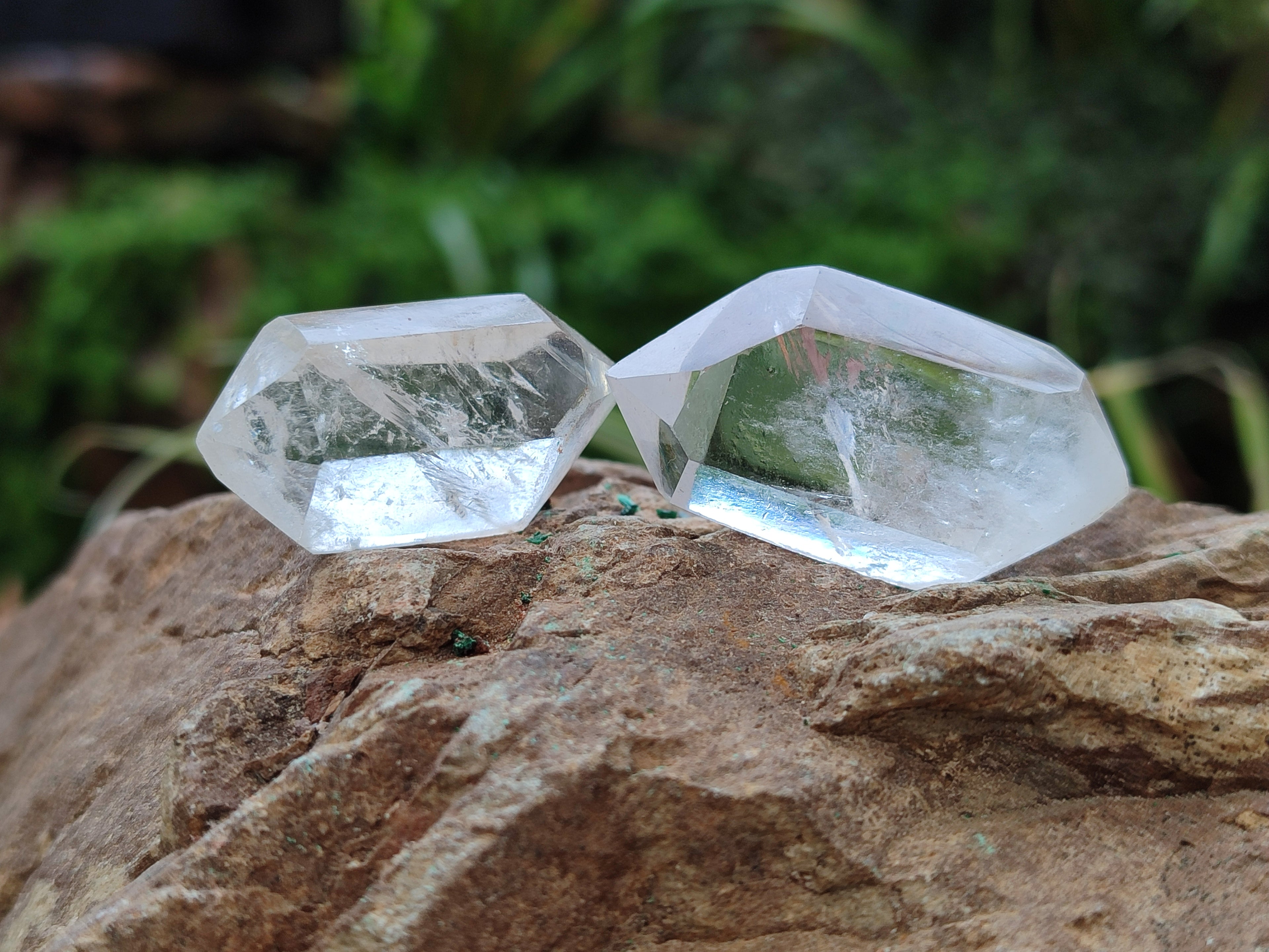 Polished Double Terminated Quartz Crystals x 35 From Madagascar - Toprock Gemstones and Minerals 