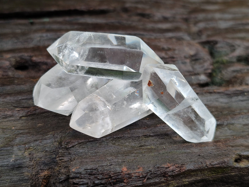 Polished Double Terminated Quartz Crystals x 35 From Madagascar - Toprock Gemstones and Minerals 
