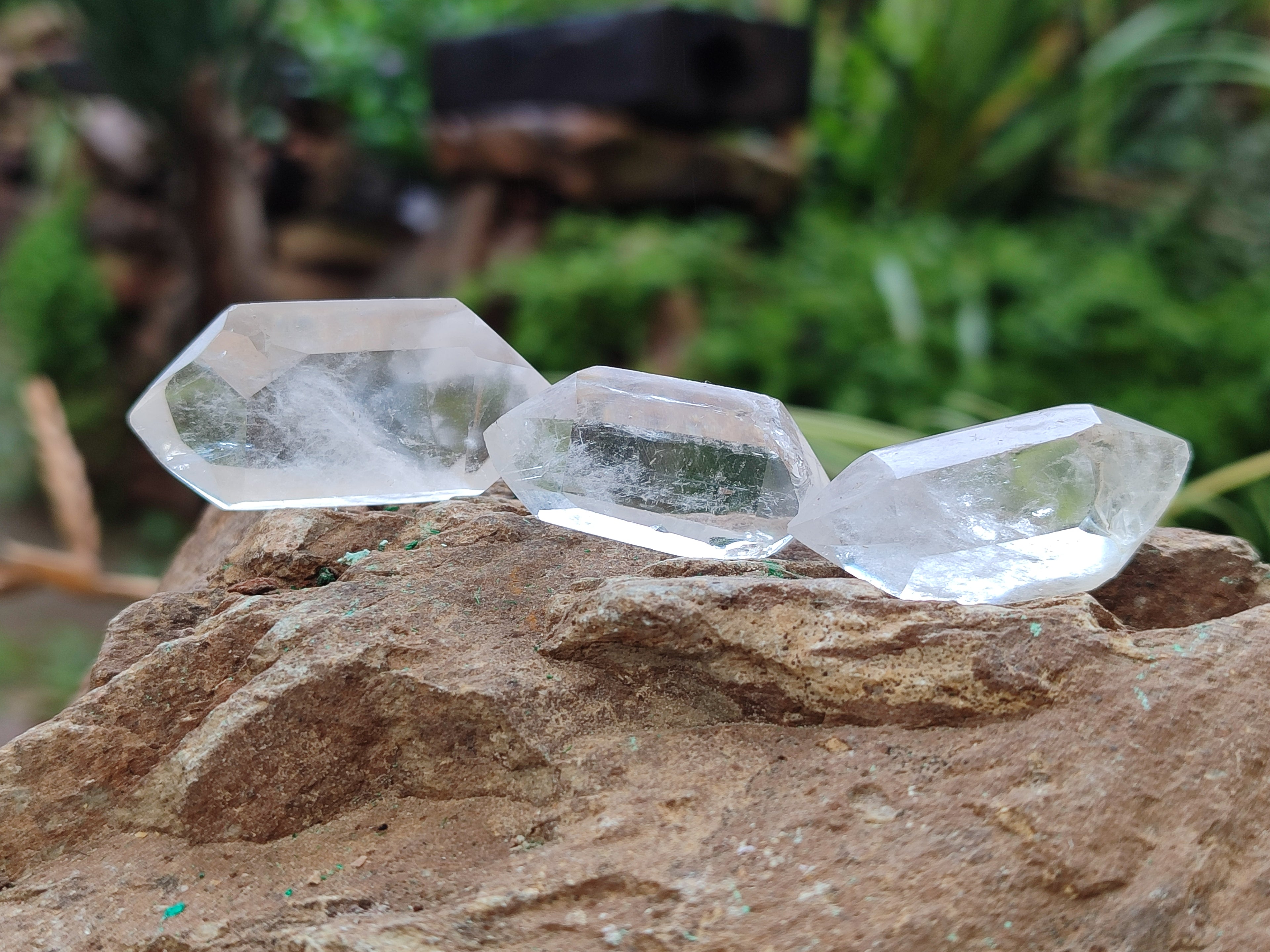 Polished Double Terminated Quartz Crystals x 35 From Madagascar - Toprock Gemstones and Minerals 