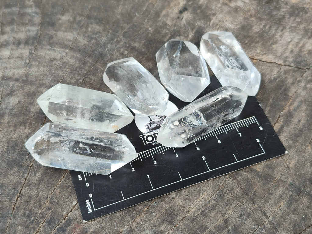 Polished Double Terminated Quartz Crystals x 35 From Madagascar - Toprock Gemstones and Minerals 