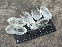 Polished Double Terminated Quartz Crystals x 35 From Madagascar